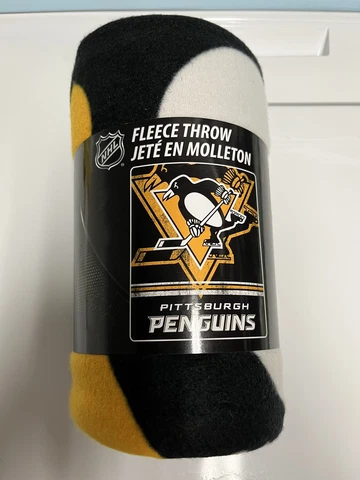 Pittsburgh Penguins Fleece Throw Blanket Crosby Malkin Letang Cover