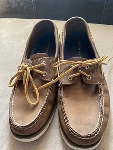 Sperry Top-Sider 0770594 Leeward 2-Eye Moc Boat Loafers Men's Sz.11M E13 - Picture 1 of 9