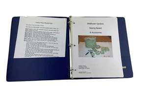 Kimberly Trenner Wildfower Gardens Sewing Basket And Accessories Pattern Booklet - Picture 1 of 3