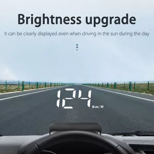 Car HUD Head Up Display OBD2/GPS Overspeed Warning System Projector Windshield - Picture 1 of 12