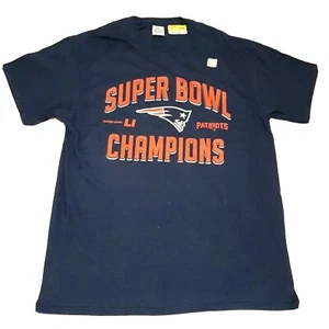 New England Patriots Tshirt Herren Large NFL Super Bowl LI Champions Navy Blau Tee - Bild 1 von 4