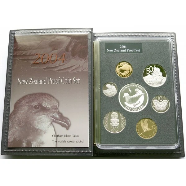 New Zealand - 2004 - Silver Proof Coins Set --  Chatham Island Taiko - Изображение 1 из 1