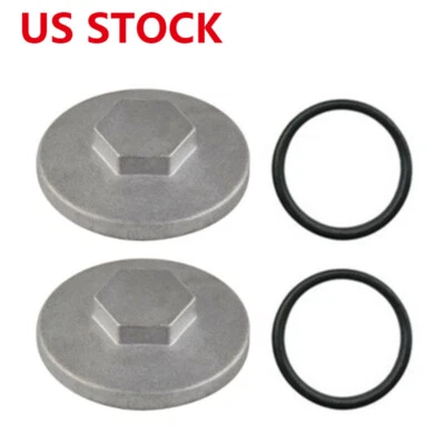 2 PCS Rear End Gear Oil Plug CAP For 250 RECON 97-09 250 EX SPORTRAX 01-09 Foto 1 de 4