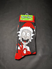 2 Pair of Christmas Rick and Morty Adult Swim Socks Size 6-12