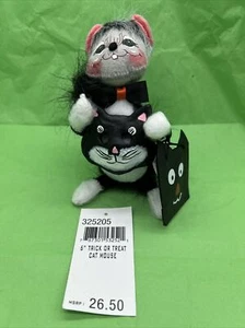 Annalee Club 325205 Trick or Treat Katzenmaus mit Maske 2005 Neu mit Etikett - Bild 1 von 11