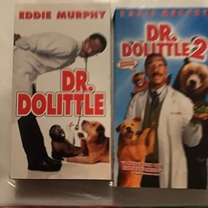 Dr. Dolittle 1 And 2 VHS Lot - Picture 1 of 3