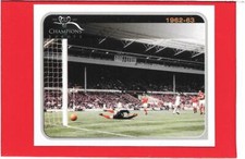 CHAMPIONS OF EUROPE 1955 - 2005 FIGURINA STICKER #4 - 1962-63