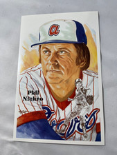 Baseball Hall of Fame Steele Phil Niekro Braves Postcard
