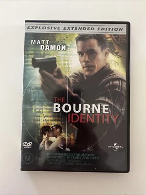The Bourne Identity (DVD, 2004) Matt Damon  Region 4 PAL - Image 1 of 4