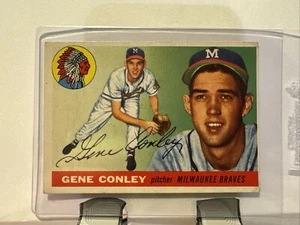 1955 Topps #81 Gene Conley Milwaukee Braves - Picture 1 of 2
