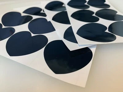 Love Heart Tile Stickers Decals | Bathroom Toilet Kitchen Decorative Vinyl - image 1 of 4