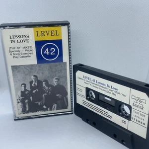 Level 42 Lessons In Love (the 12” Mixes) Cassette Maxi Single Made In Canada - Picture 1 of 4