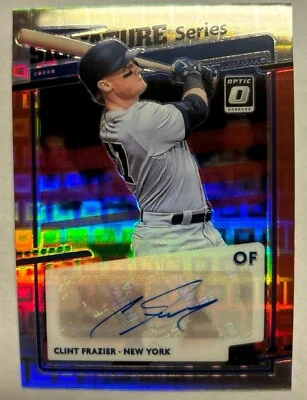 2020 Donruss Optic Signature Series Pandora #SSCF Clint Frazier 15/25 - Imagem 1 de 2