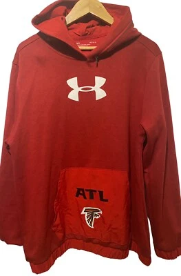 Under Armour L Atlanta Falcons Hoodie Football sweatshirt top - Image 1 of 4