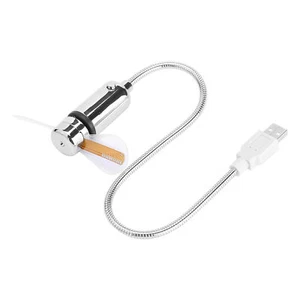 New Flexible LED Programmable Message Display Mini RGB USB Fan For PC Notebook L - Picture 1 of 7