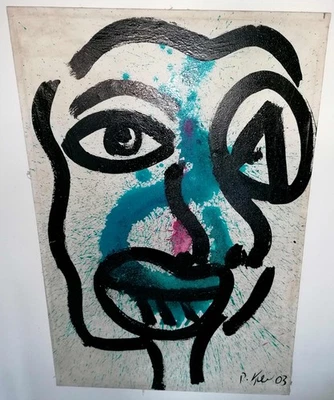 besonderes Orig. Portrait Ölg. von PETER ROBERT KEIL (Berliner Künstler) - Bild 1 von 4