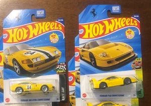Estuche A Hot Wheels Ferrari F-40 y TB4 2026 Competizione amarillo - lote de 2 - Imagen 1 de 1