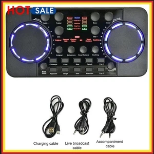 V300 Pro Carte Son Bluetooth Audio Interface Mixeur pour Enregistrement Live Streaming - Photo 1/10