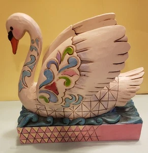 Jim Shore Heartwood Creek 4026850 "Majestic Beauty" Swan - 2011 - Picture 1 of 5