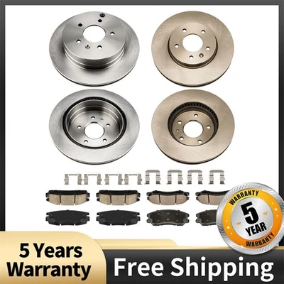 Kit de pastillas de rotores de freno delanteros traseros para Chevrolet Equinox Saturn Vue 2007-2009 Foto 1 de 4