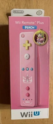 Nintendo Wii & Wii U Remote Motion Plus Princess Peach Brand New Sealed Usa  - Image 1 of 4
