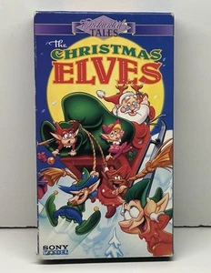 The Christmas Elves VHS Video Tape Enchanted Tales Santa Claus Cartoon Animation - Picture 1 of 9
