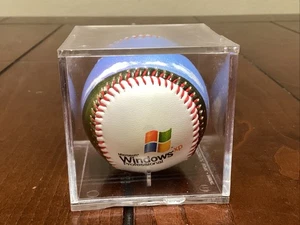 Microsoft Windows XP Promocional Publicidad Recuerdo Béisbol En Estuche - Imagen 1 de 6