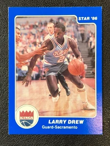 1985-86 Larry Drew Sacramento Kings STAR CO Basketball Card #75 - Picture 1 of 2