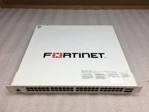 Fortinet FortiSwitch FS-448D-FPOE 48-Port Gigabit Managed Switch w/ 1x PSU - Picture 1 of 8