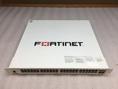 Fortinet FortiSwitch FS-448D-FPOE 48-Port Gigabit Managed Switch w/ 1x PSU - Image 1 of 4