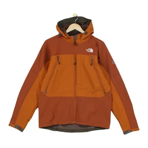 North Face Apex Softshell Jacket Mens Size M Orange Summit Series Hooded Outdoor - Picture 1 of 15