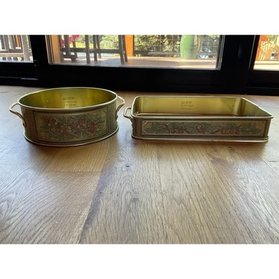 Portaplatos Pyrex Vintage Corning Glass Funciona 232 y 624 Floral Fruta Metal  Foto 1 de 4