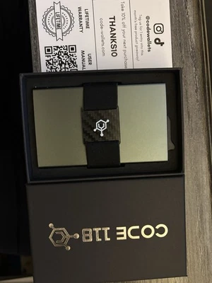 CODE 118 SLATE GREY WALLET BRAND NEW RFID PROTECTION - Image 1 of 4