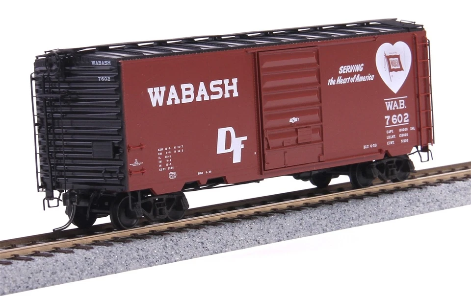 Kadee 5306 HO Wabash PS-1 40' Boxcar with 8' Door #7602 NIB - Image 1 of 1