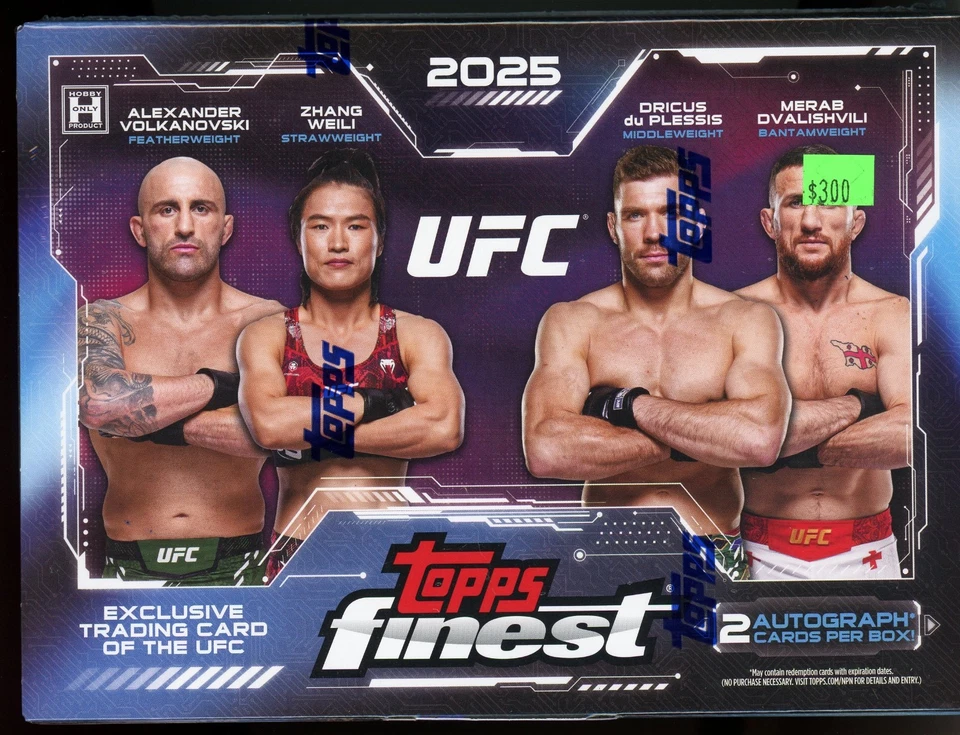 2025 Topps Finest UFC Hobby Box Factory Sealed 🔥🔥🔥 - Image 1 of 1