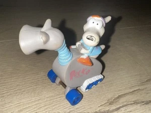 Vintage 1994 RARE Nickelodeon Rocko's Modern Life Rocko on Wheeled Suck O Matic - Bild 1 von 7