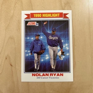 1991 Score - Nolan Ryan #417 - Picture 1 of 2