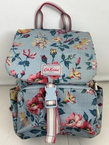 Cath Kidstone Floral Baby Blue Buckle Laptop compartment Backpack - VERY GOOD - Picture 1 of 20