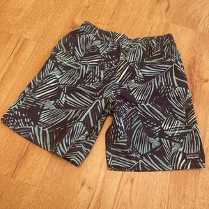 PATAGONIA boys BAGGIES SHORTS Blue Swim Trunks Liner 7” Inseam XL 14-16 Palm - Picture 1 of 9