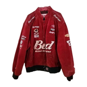 Dale Earnhardt Jr Chase Authentics JH Design NASCAR Bud Red Leather Jacket 2XL - Picture 1 of 17