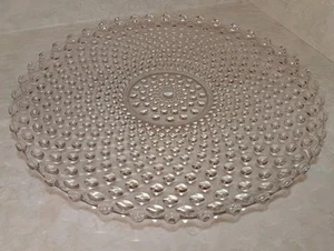 Duncan & Miller Hobnail Clear Small Rolled Edge Torte Plate Serving Tray 13" - Picture 1 of 6