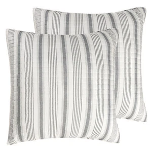 Camden gris euro sham - juego de 2 - hogar Levtex - Imagen 1 de 3