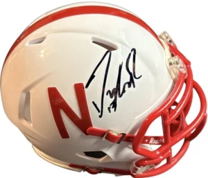 Nebraska Cornhuskers Dylan Raiola Signed Mini Helmet Beckett Certified - Picture 1 of 1