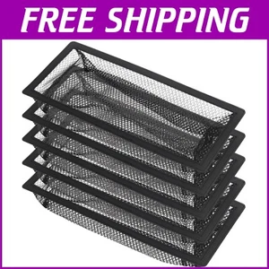 Durable Mesh Filters for Air Vents - 6x12 Floor Register Cover Trap (5-Pack) - Picture 1 of 8