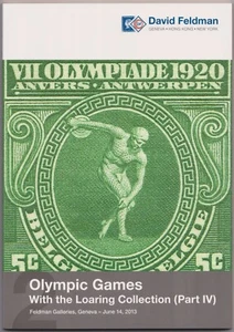 OLYMPIC GAMES, Philately & Memorabilia, Loaring Part 4, auction catalogue - Picture 1 of 1
