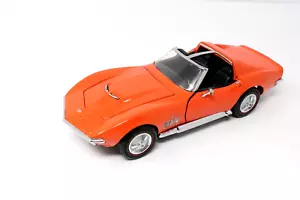 Franklin Mint Precision Models 1969 Chevrolet Corvette Orange, 1:24 Sc. Diecast - Picture 1 of 12