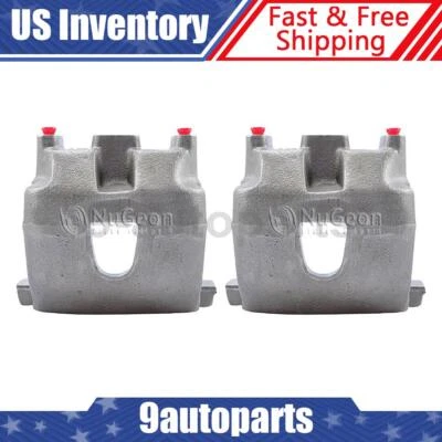 Pair Rear Disc Brake Calipers w/ Bracket For 1994-2003 Freightliner FL106 - Image 1 of 4