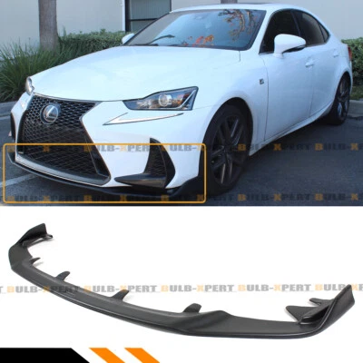 PARA 17-2020 LEXUS IS200t IS300 IS350 AR STYLE PRETO FOSCO PARA-CHOQUE DIANTEIRO DIVISOR LABIAL - Imagem 1 de 4