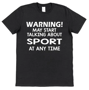 Talking Sport T-Shirt Racket Ball Fitness Coach Instructor Training Trainer Gym - Picture 1 of 1