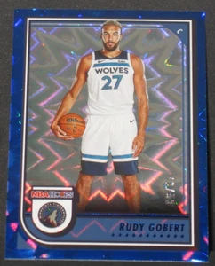 Rudy Gobert 2022-23 Panini Hoops Blue Explosion Parallel #216 (42/59) Minnesota - Picture 1 of 2